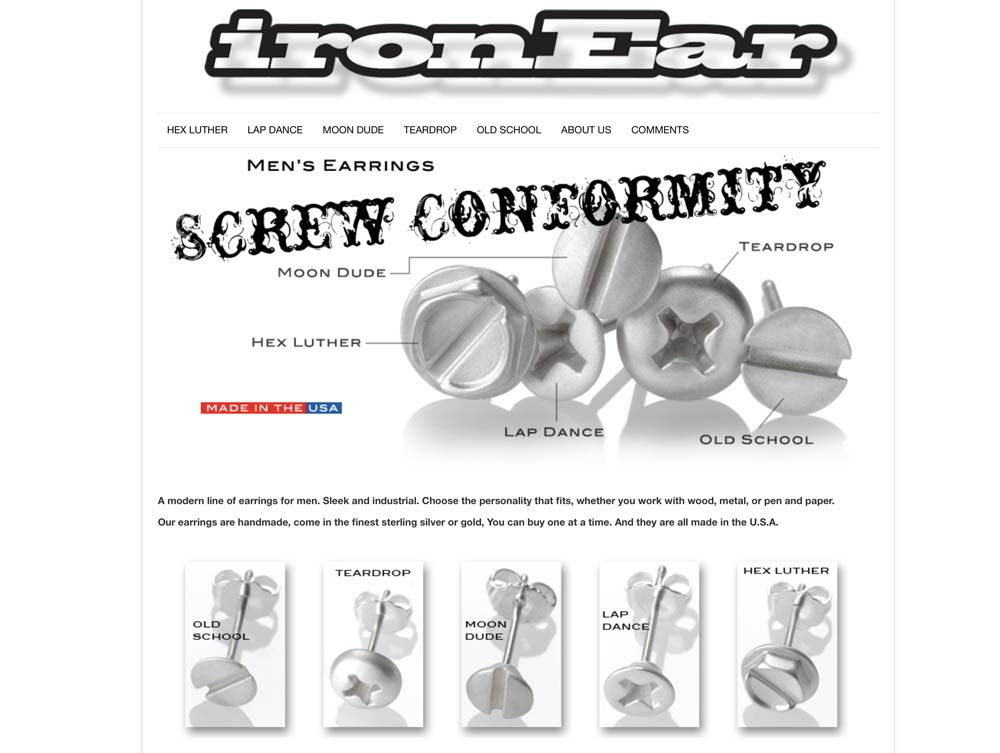 Ironear Website