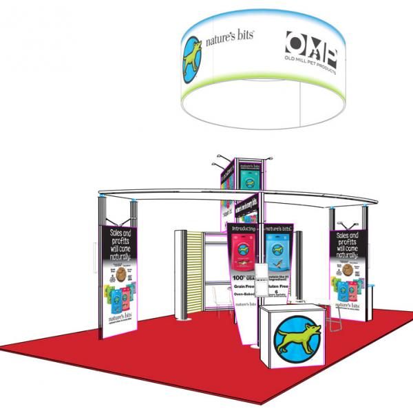 Nature's Bits - Trade Show Booth Graphics