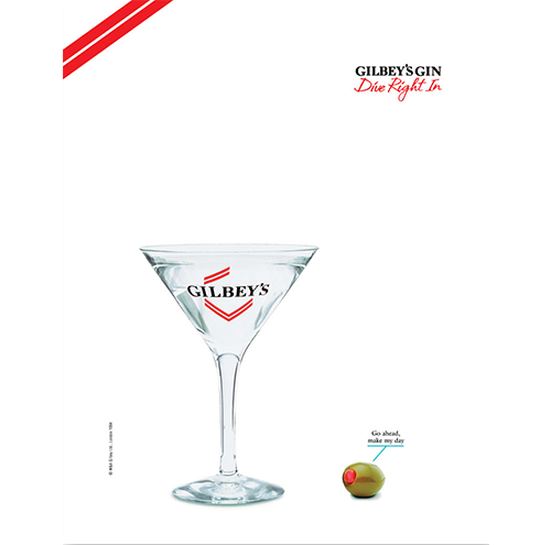 Gilbey's Gin - Go Ahead Make My Day